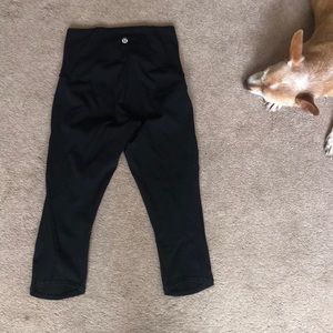 Lululemon Cropped Leggings with Mesh